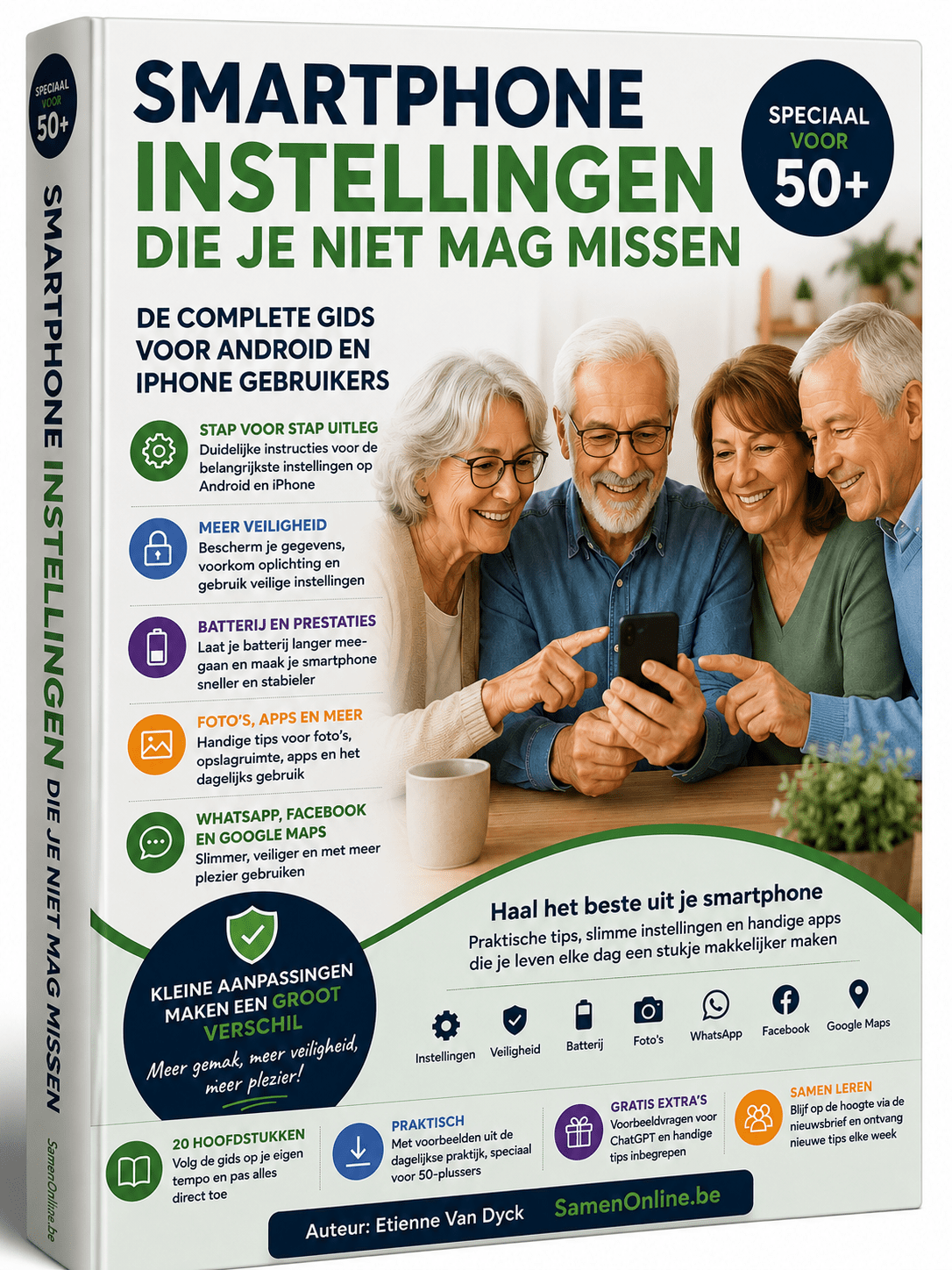 Gratis gids - De 50 handigste instellingen voor Android en iPhone die iedereen zou moeten kennen - Samen Online