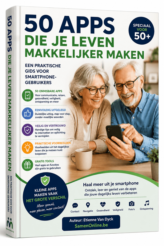 Gratis e-book - 50 Apps die je leven gemakkelijker maken - Samen Online